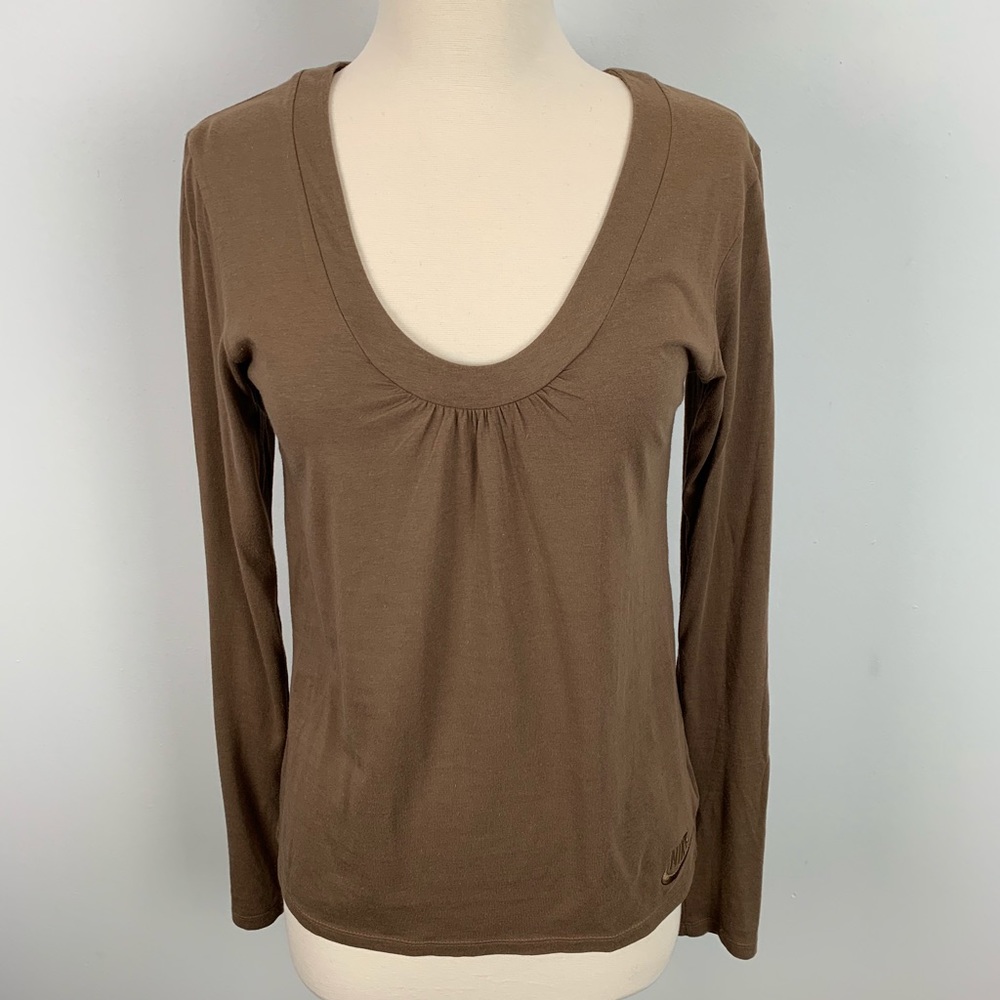 Nike Womens Long Sleeve Knit Top Casual Size Small NWOT